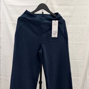 ALO Yoga Navy Wide Leg Pants